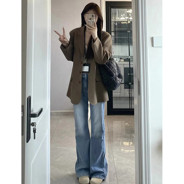 Femme Oversized Taljeret Blazer Stilla