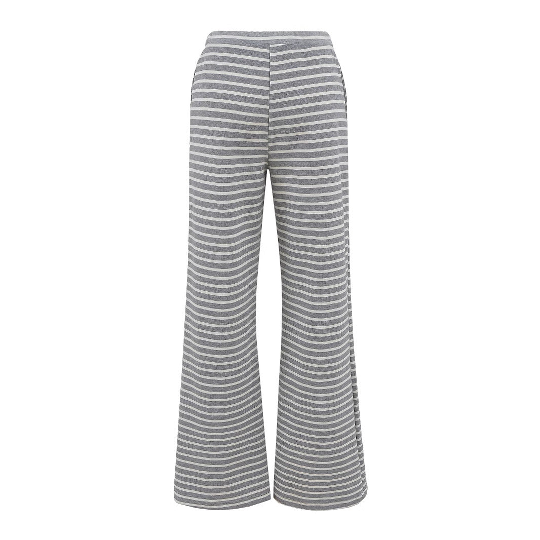 Dame leggings med stribet design og elastisk linning Stilla