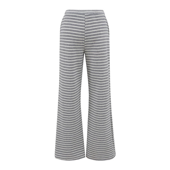 Dame leggings med stribet design og elastisk linning Stilla