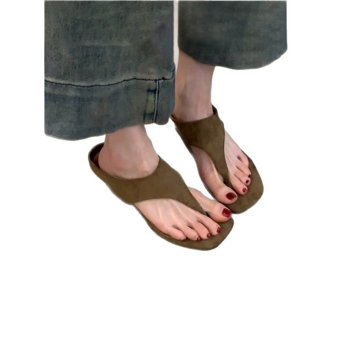 Dame moderigtige Flip-Flops med komfortabelt fodseng Stilla