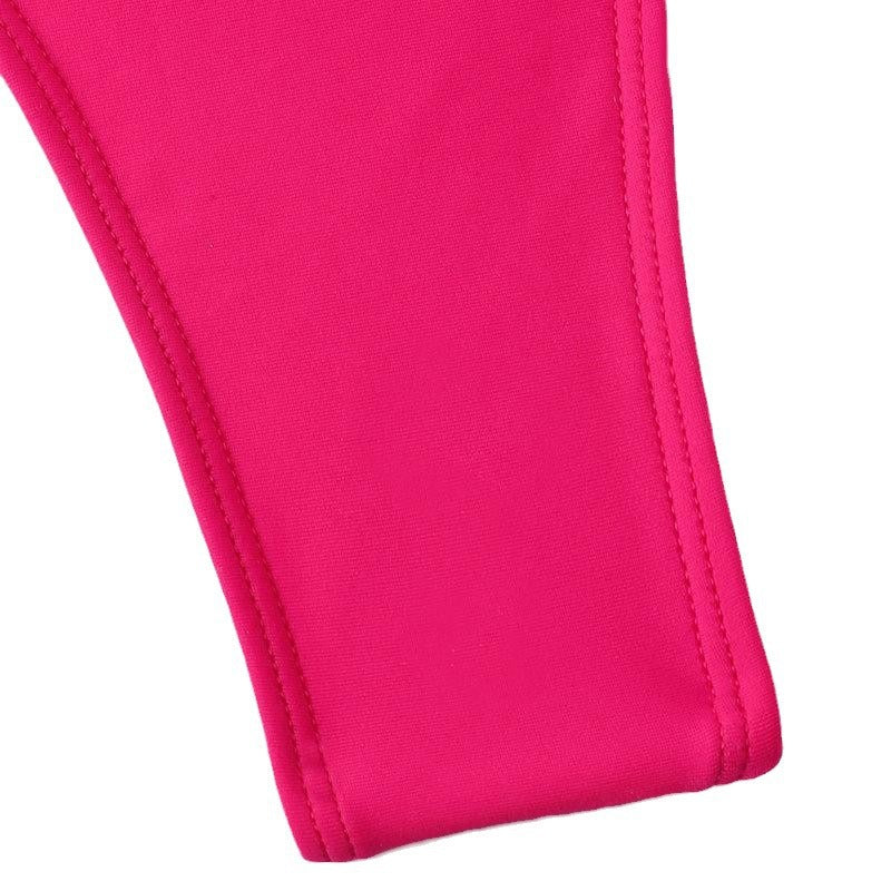 Damer elegant badedragt med dyb V-udskæring og justerbare stropper Skovae