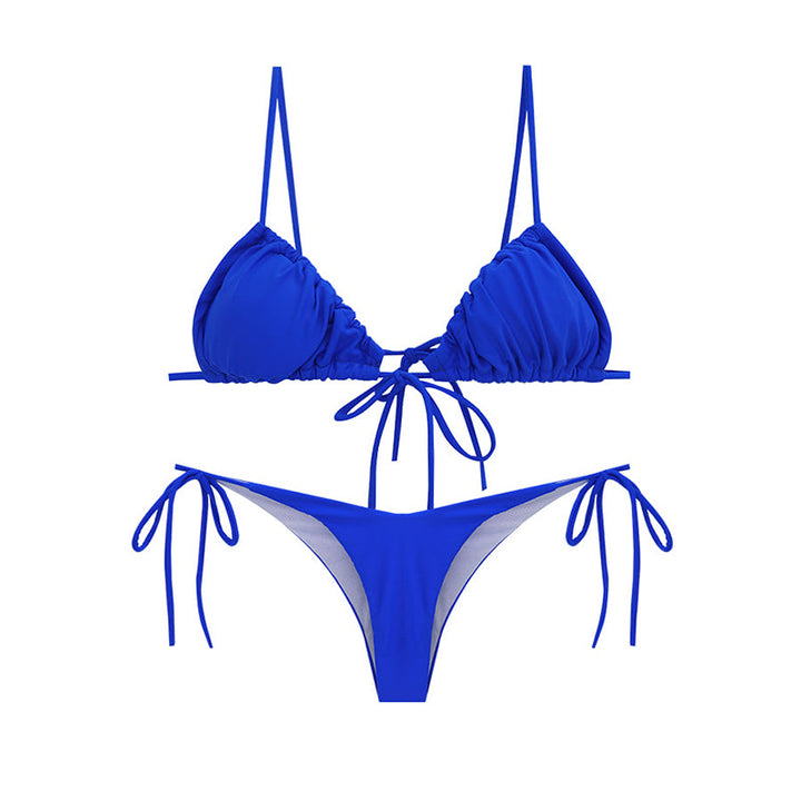 Dame Triangel-Bikini med justerbare stropper og elegant design Stilla
