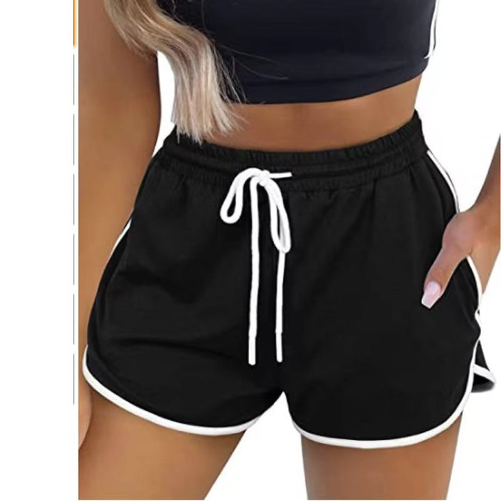 Dame Sporty Shorts med elastisk talje og snor Stilla