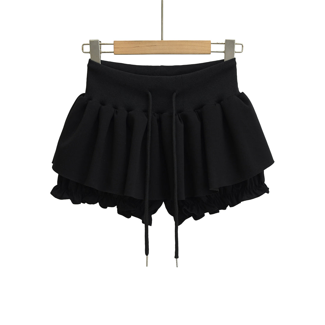 Dame rynkede shorts med justerbar talje Stilla