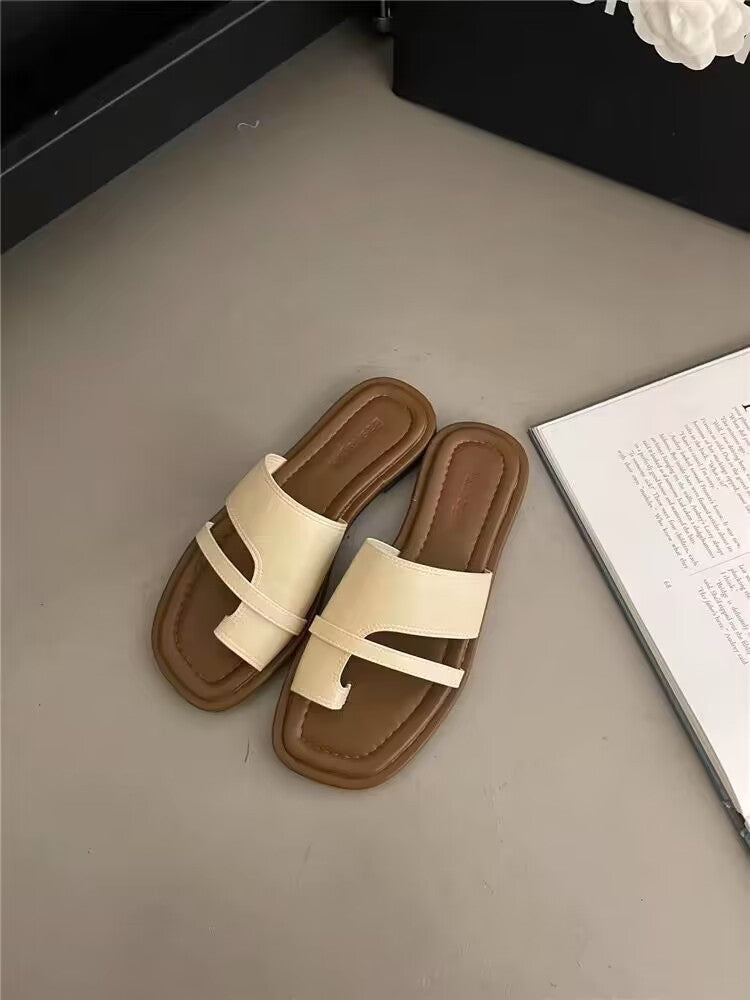 Dame Casual Slide Sandaler med minimalistisk design Stilla
