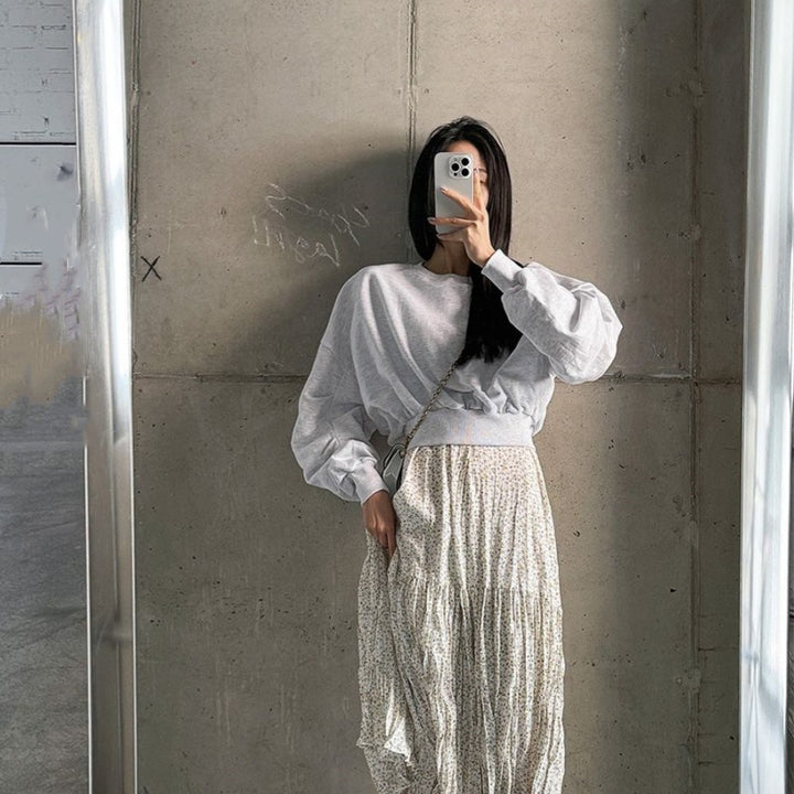 Kvinders afslappede cropped sweater Stilla