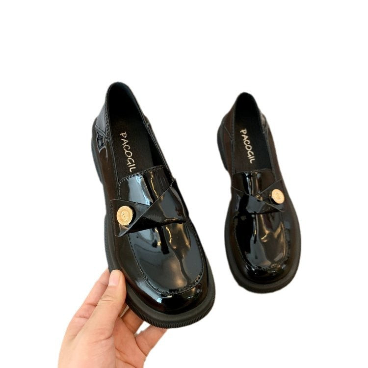 Femme Stilfulde Laklæder Slippers Stilla
