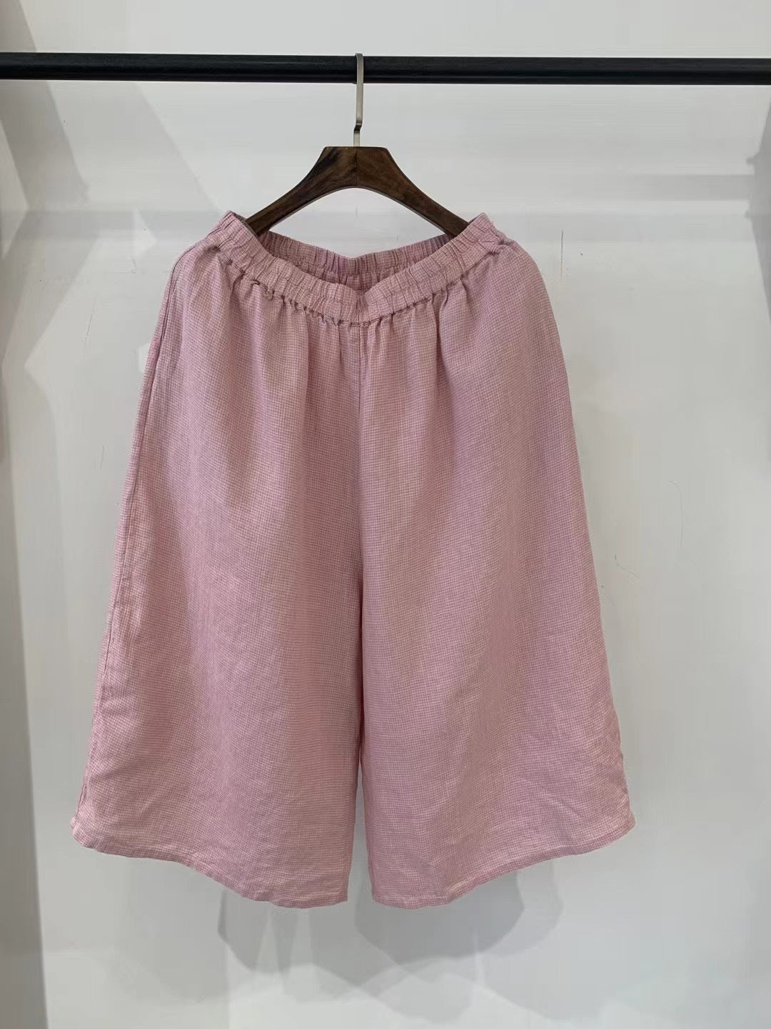 Femme Afslappet Pasform Linned Culottes Stilla