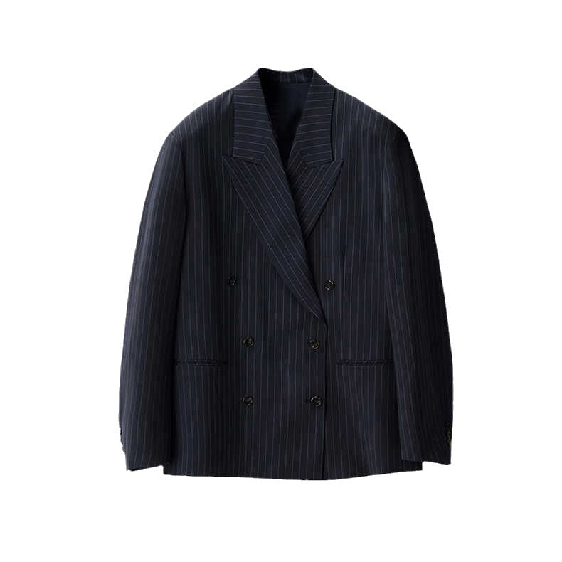 Kvinders elegante stribede jakkesæt blazer Stilla