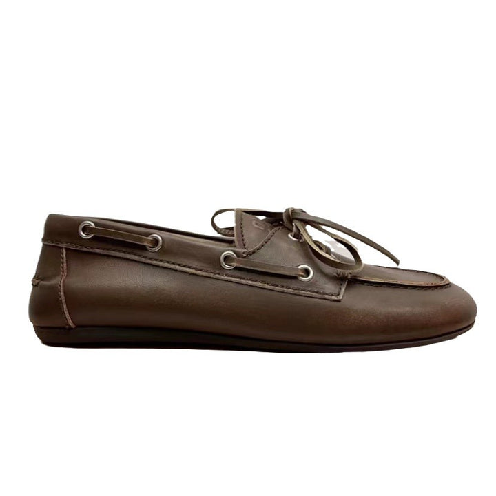 Femme Fritids Læder Slipper Stilla