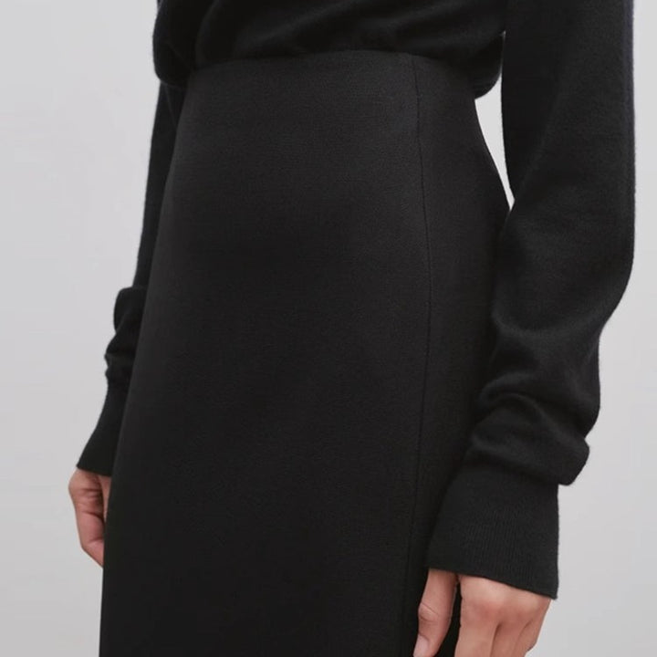 Dame elegant maxi kjole med smalle, flydende snit Stilla