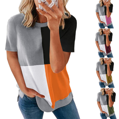 Dame Farvekasse Casual T-Shirt Stilla