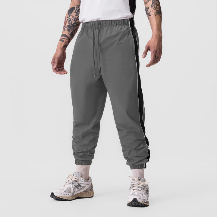 Herrer Sporty Joggingbukser med moderne kontrastindsatser Stilla