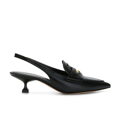 Dame spidse Slingback-hæle med unikt design Stilla