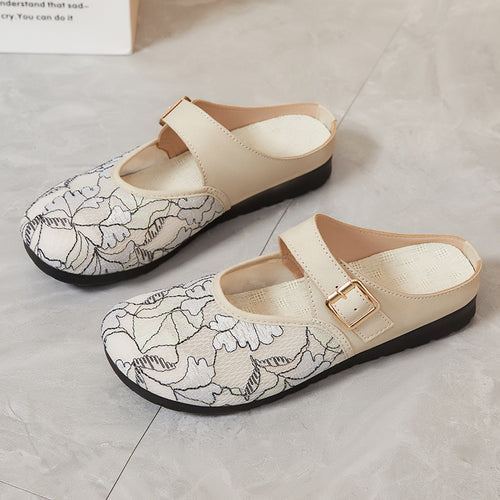 Femme Floral Clogs til at glide i Stilla