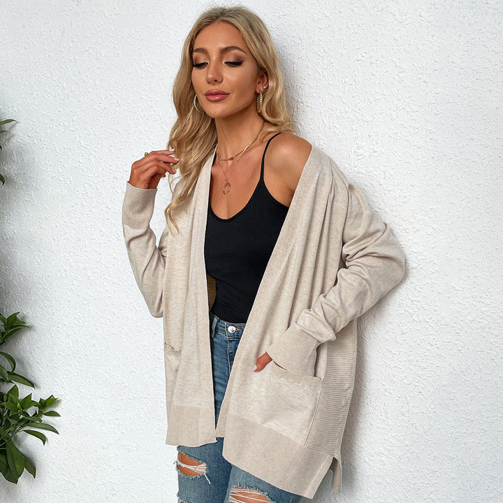 Stilla | Elegant Pendling Langærmet Strikket Cardigan