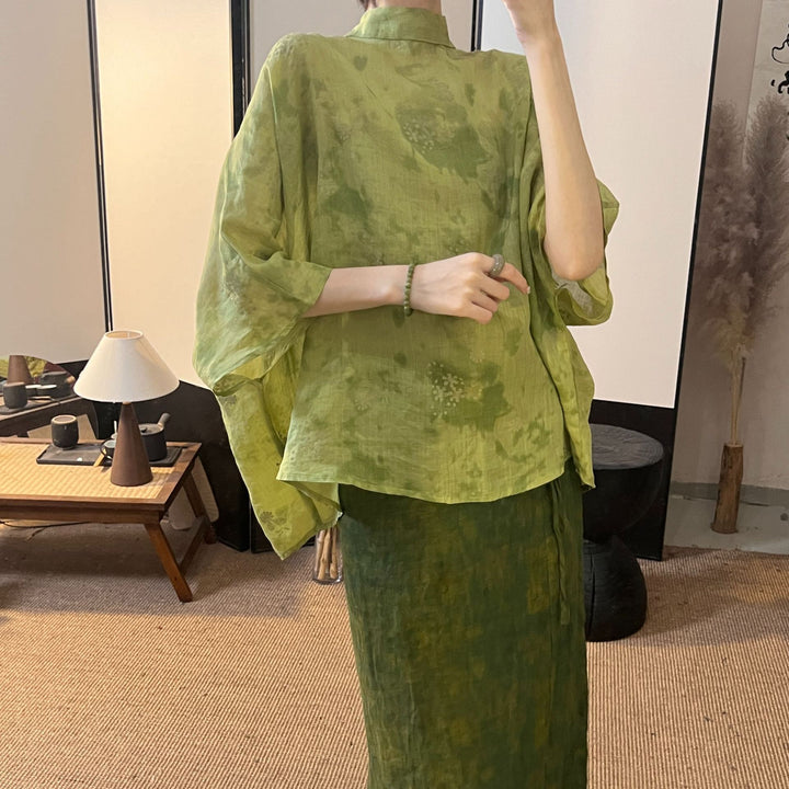 Femme Let Relaxed Fit Linned Top Stilla