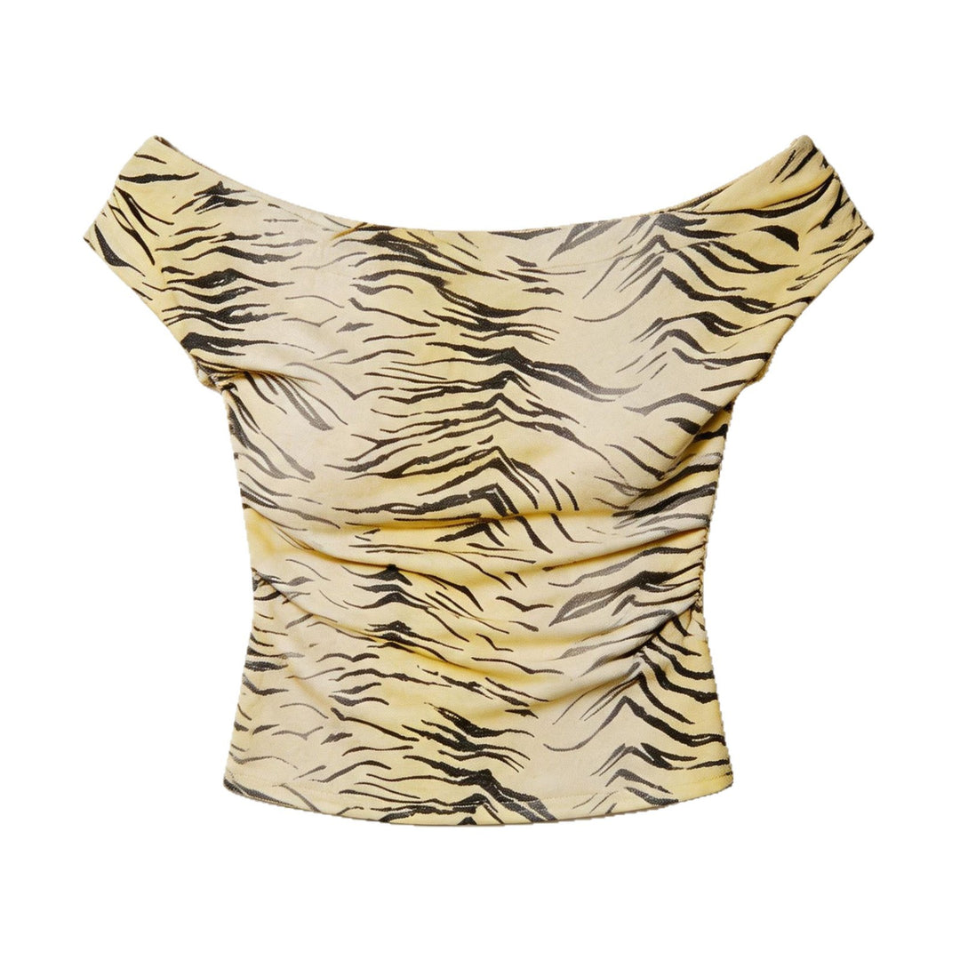 Damer Off-Shoulder Top med figurvenlig snit Skovae