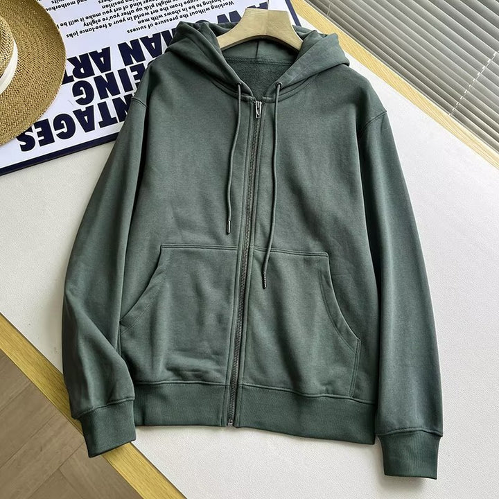 Kvinders sporty zip hoodie med praktiske kængurulommer Stilla
