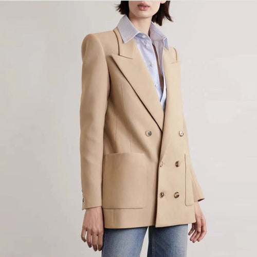 Dame Dobbelt Koordineret Blazer Stilla