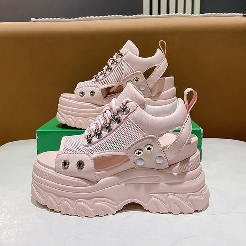 Dame Chunky Sneaker med moderigtigt mesh-overdel og robust plateau Stilla