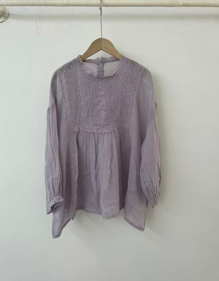 Femme Delicate Spidset Bluse Stilla