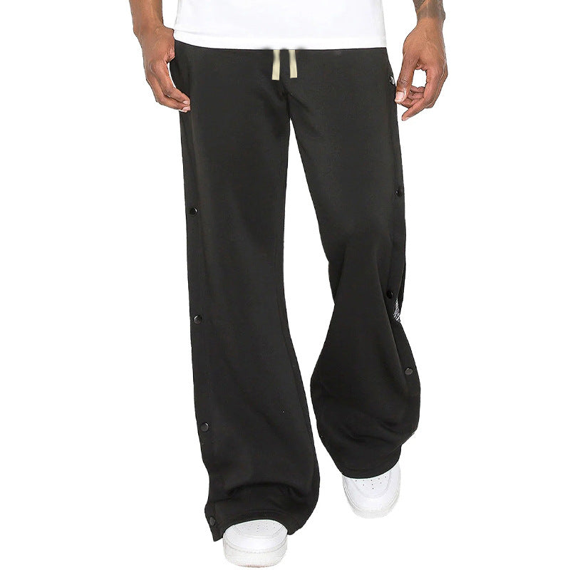 Dame behagelige Sweatpants med sidelommer og stilfuldt Paisley-mønster Stilla