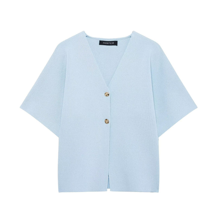 Femme Relaxed Fit Button-Up Bluse Stilla