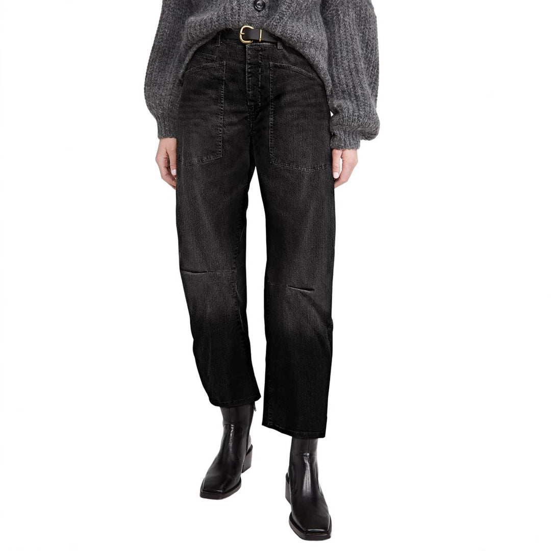 Dame Mode Cargo-Jeans med løs pasform og store lommer Stilla