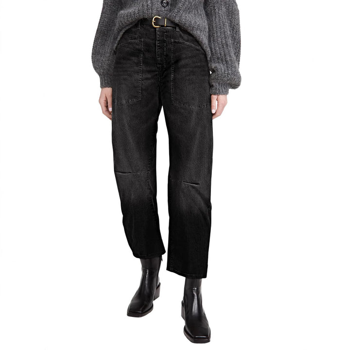Dame Mode Cargo-Jeans med løs pasform og store lommer Stilla