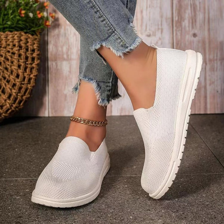 Dame Åndbar Slip-On Sneakers med fleksibelt Overmateriale Stilla