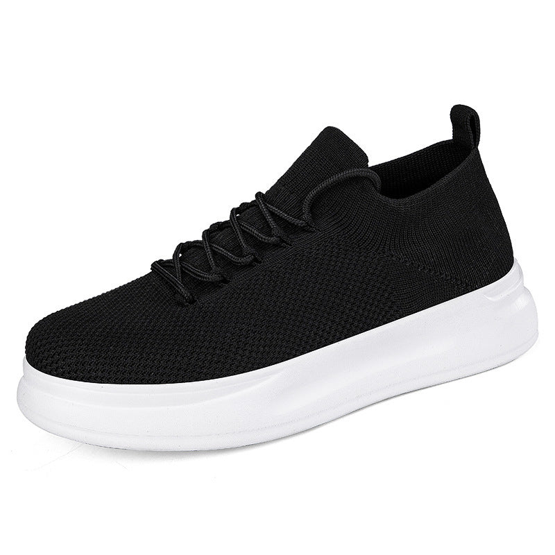 Dame nan elastisk strik-sneaker med viskoelastisk fodseng og dämpende plateau-sål Skovae