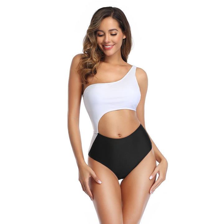 Dame Højt Skåret Asymmetrisk Monokini Stilla