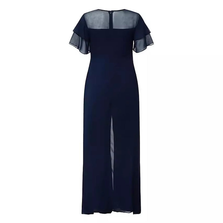 Flydende chiffon aften-jumpsuit til damer Stilla