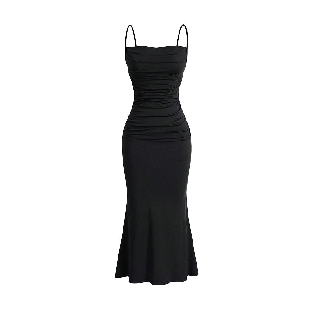 Damer Maxikjole med elegante pagder og off-the-shoulder stropper Stilla