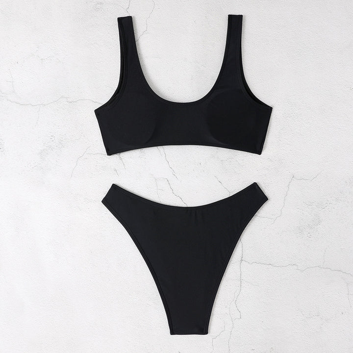 Dame bikini-sæt med elegant rynkning og stilfulde udsmykninger Stilla