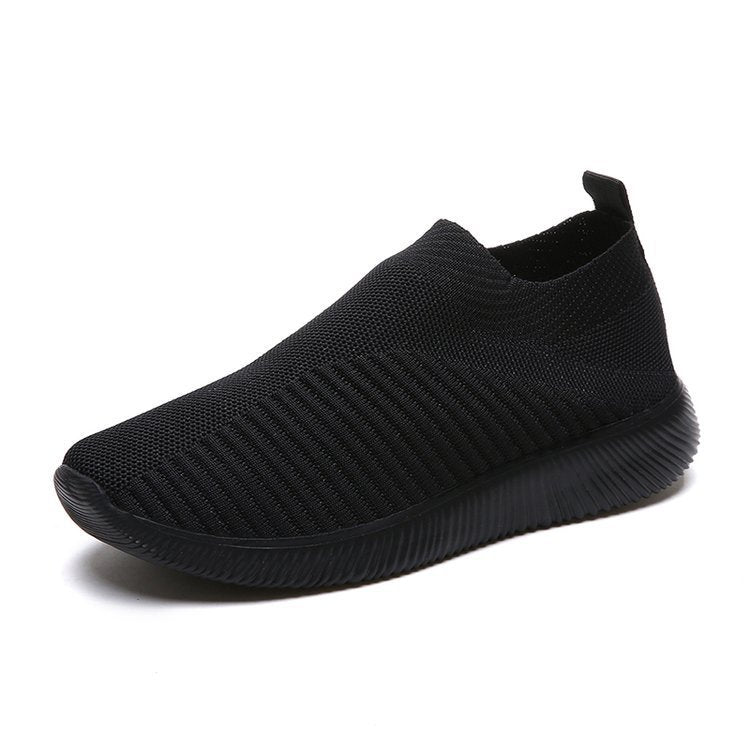 Dame åndbare Slip-On sneakers med elastisk overdel og skridsikker sål Stilla