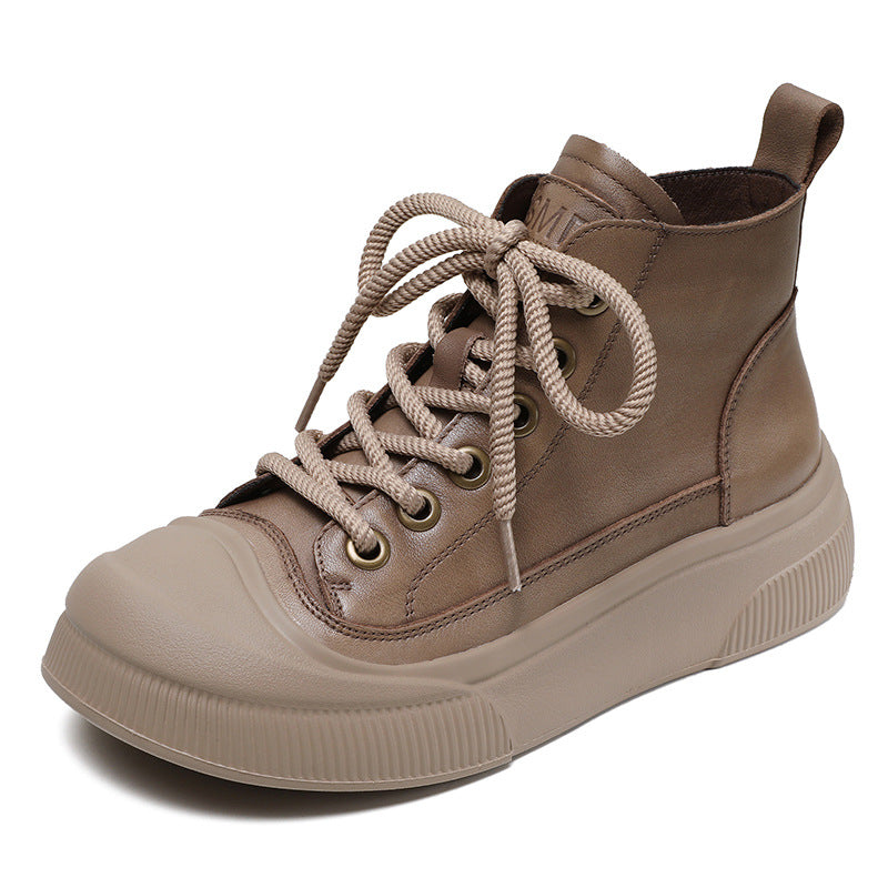 Dame High-Top Fritids Sneakers med hævet sål Stilla