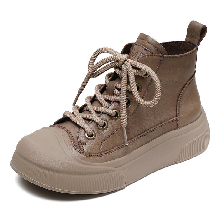 Dame High-Top Fritids Sneakers med hævet sål Stilla