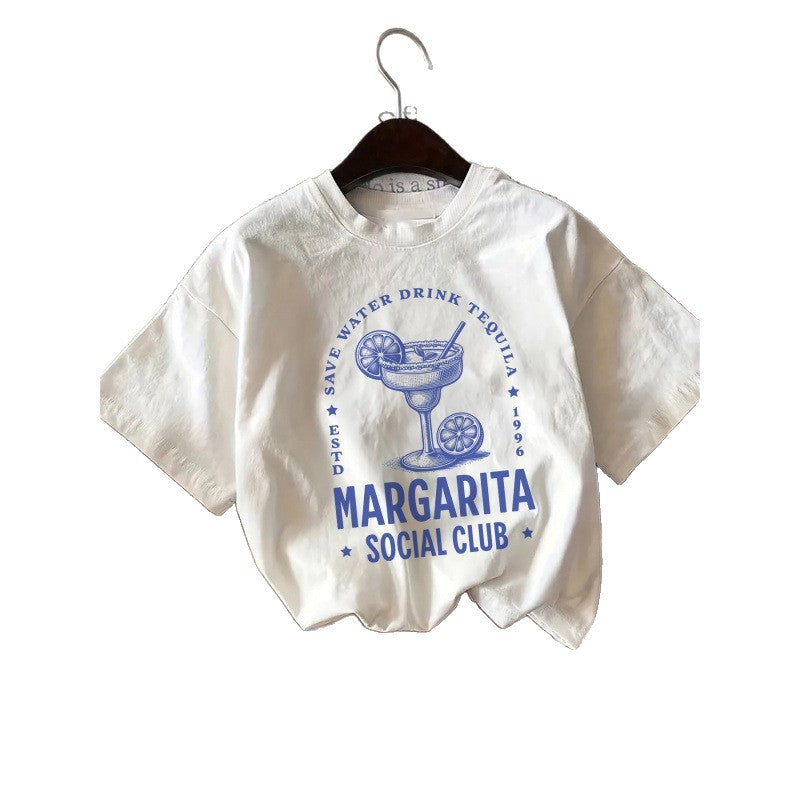 Dame T-shirt med kreativt Margarita-design og afslappet pasform Stilla