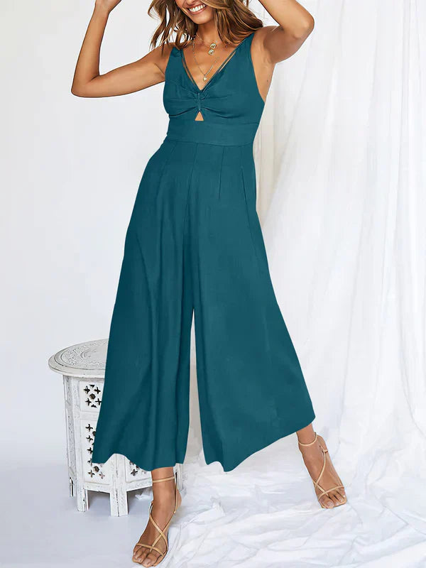 Stilla | Jumpsuits Med V-hals Og Udsnit