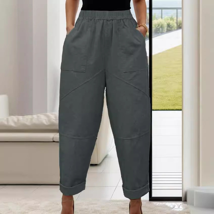 Dame Relaxed Fit Utility-Bukser Stilla