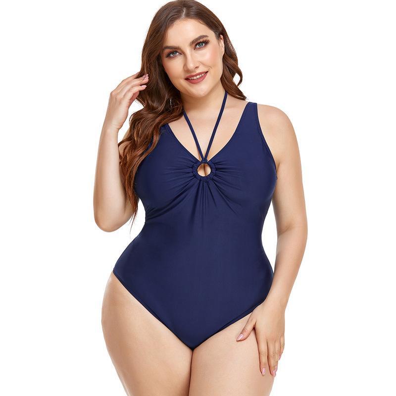 Dame Elegant One-Piece with Refined Ring Detail Skovae