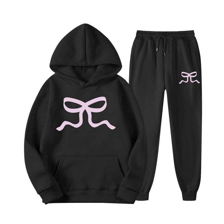 Kvinders casual hoodie og joggingbukser sæt Stilla