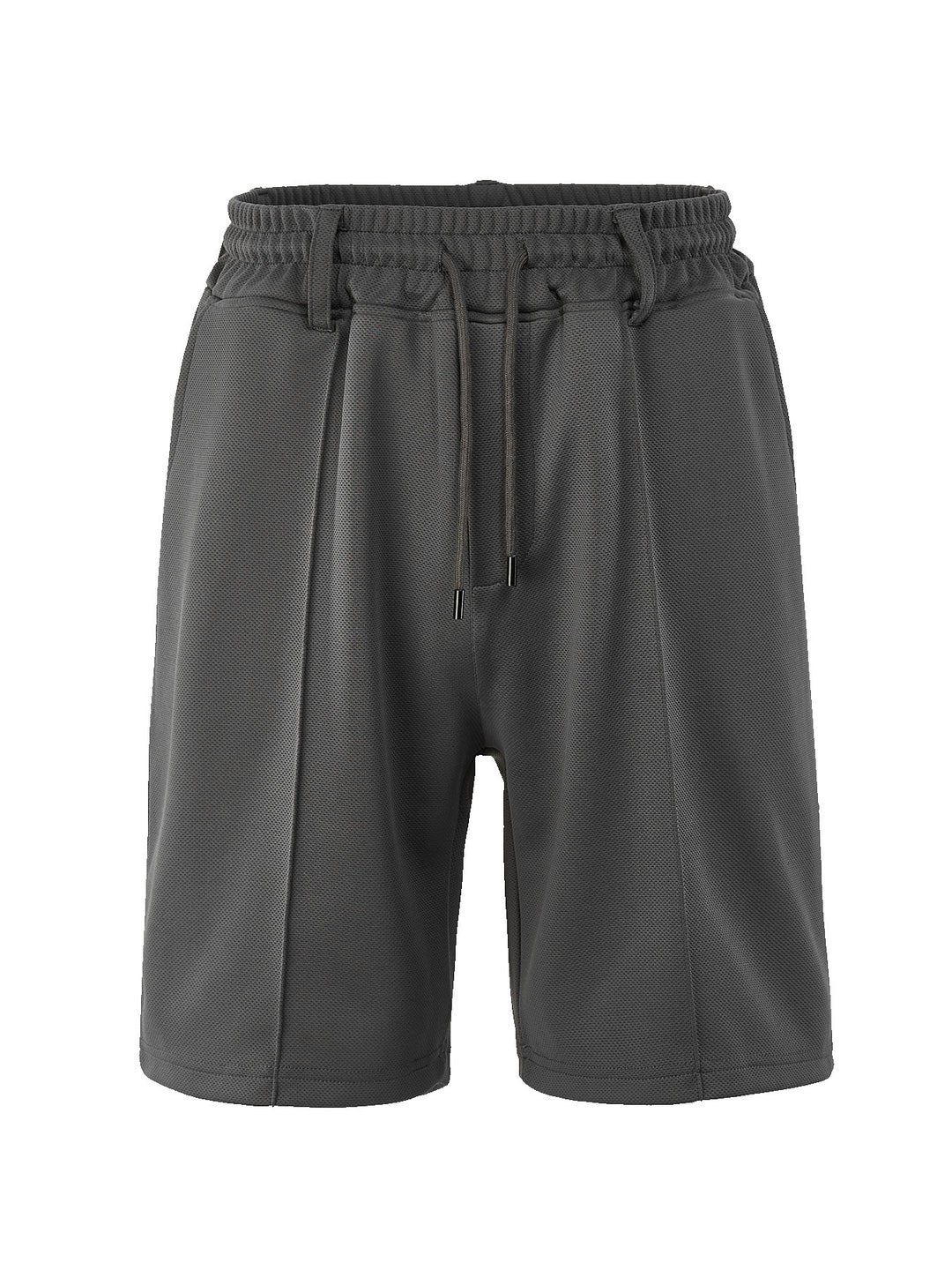 Herrer knælange sportshorts med netstruktur, elastisk tunneltræk og bæltestropper Skovae