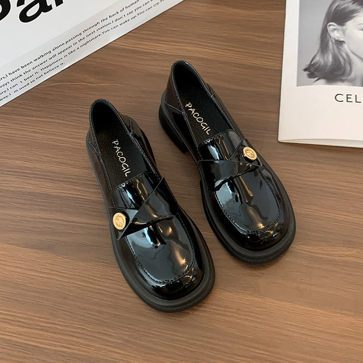 Femme Stilfulde Laklæder Slippers Stilla