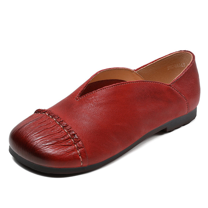 Dame stilfulde Slippers med unikt foldet design Stilla