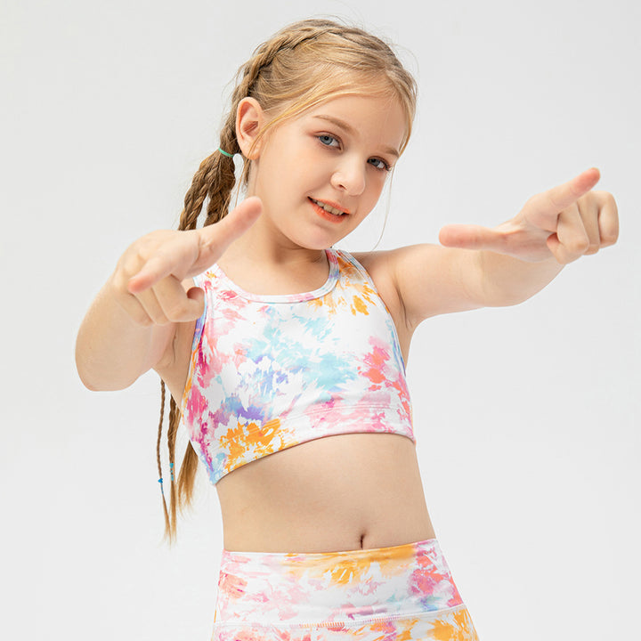 Pige sport-bustier med funktionelt design og åndbare egenskaber Stilla