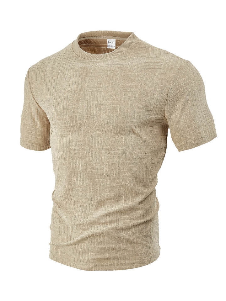 Herren struktureret T-shirt med åndbar teknologi Stilla