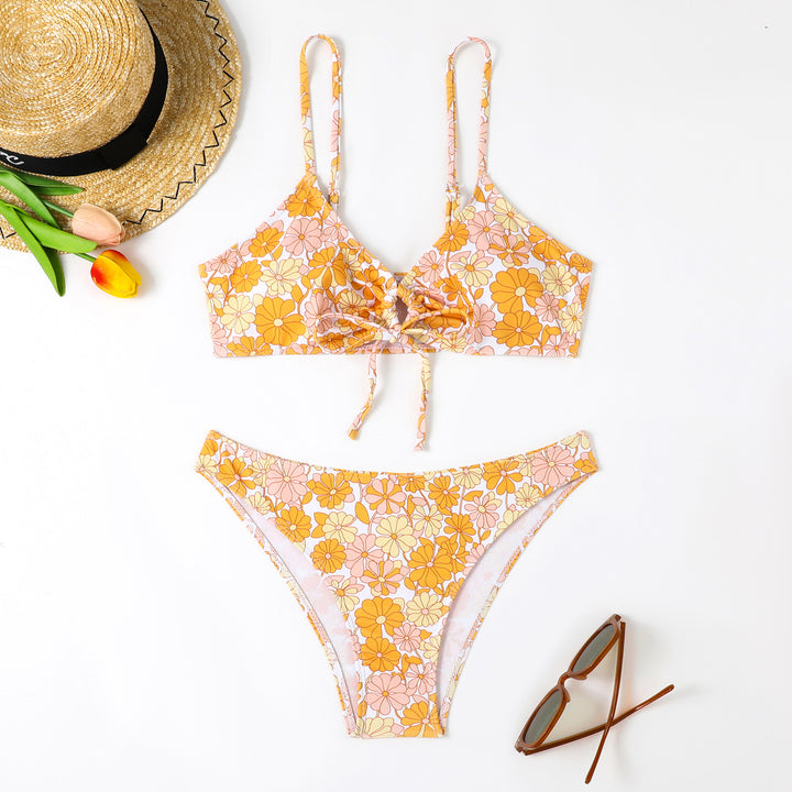 Dame Bikini-sæt med justerbare stropper og høj skæring Stilla